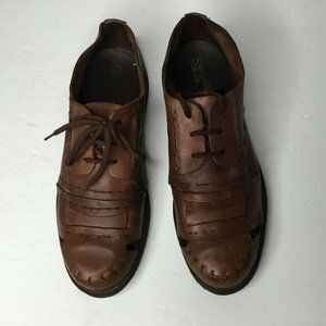 Dexter Mens Brown Leather Shoes Size 11